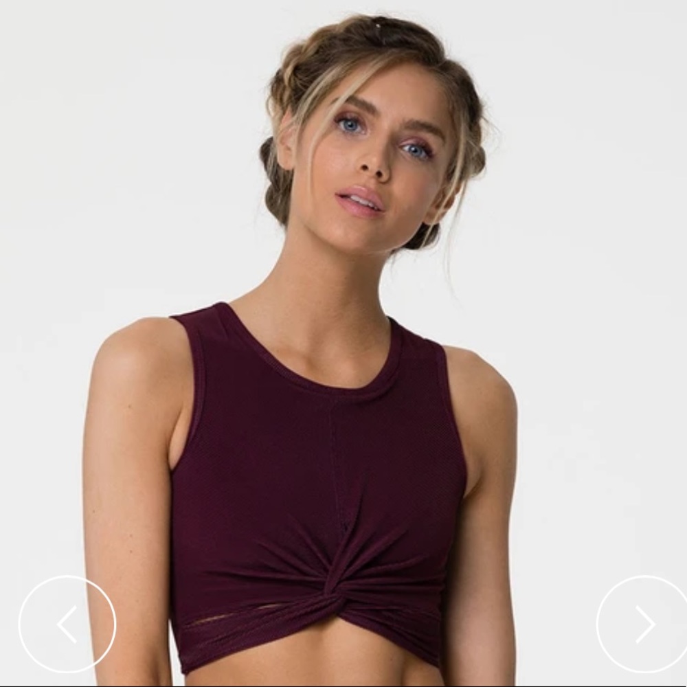 Onzie Front Twist Crop (NWT)